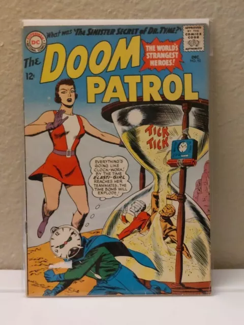 Doom Patrol #92 1ST APP of DR. TYME 1964 DC COMICS SILVER AGE KEY DR. TIME SHOW