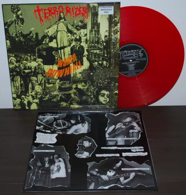 Terrorizer - LP World Downfall / vinile rosso / lim. 300 / raro