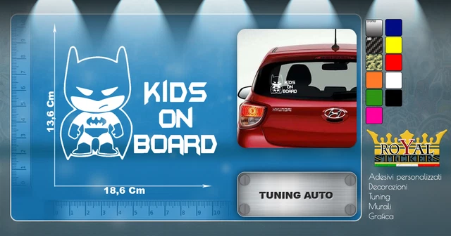 Adesivo 'Bimbo A Bordo' Per Auto - 2 Pezzi, Vinile Riflettente, Impermeabile, Con Koala E Gatto - Foto 2