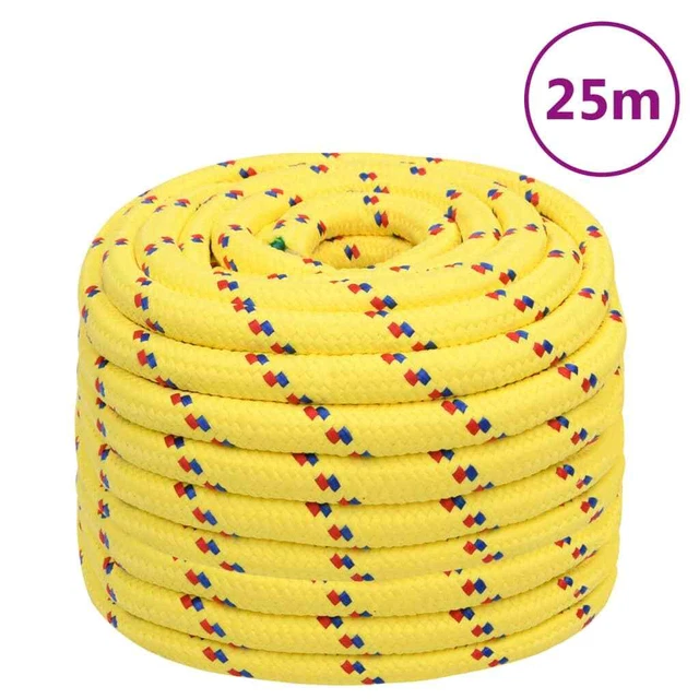 Vidaxl Corda Nautica Gialla 20 mm 25 m in Polipropilene