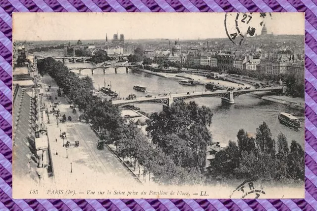 CPA 75 - Paris - View On La Seine Taken of / The Pavilion de Flore