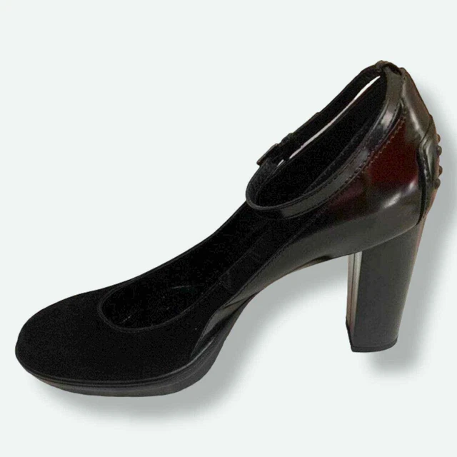Tod's High Heels Black Shoes Size 40 - New without a Box but with Shoe bag