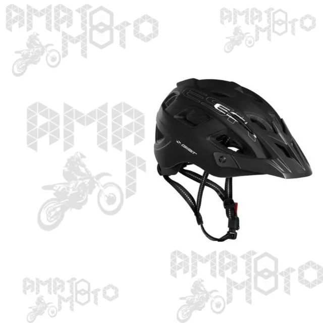 Casco Gist Esk Nero Da Bici Ciclo Ciclismo Taglia S-M