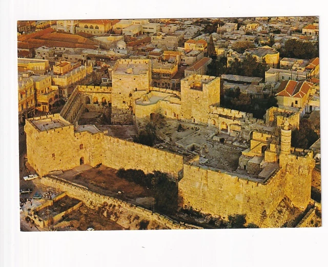 uralte AK Israel, Jerusalem Zitadelle und Jaffa Tor //09