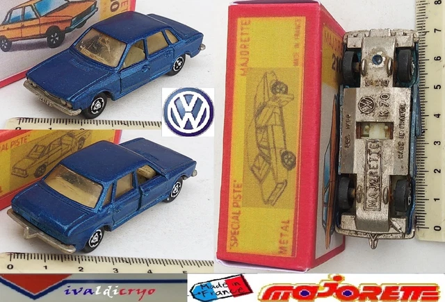 MAJORETTE JAGUAR TYPE E V12 BLEU MÉTAL N°207 ECH 1/60 MADE IN FRANCE De