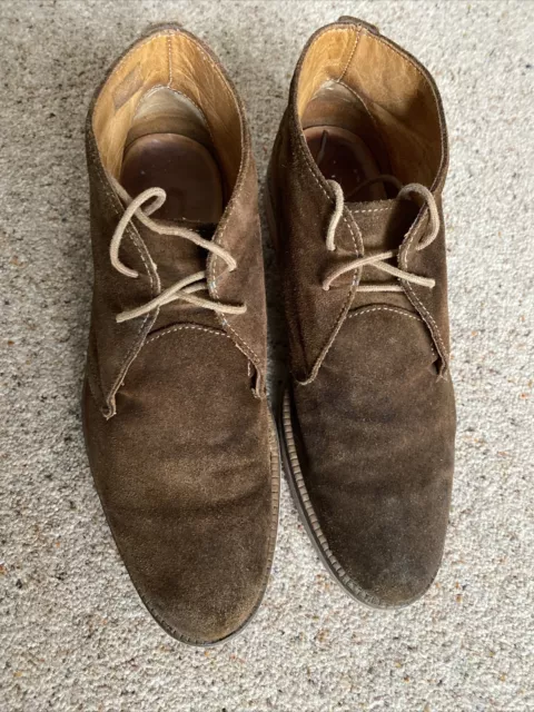 MEN'S MASSIMO DUTTI Brown Suede Desert Boots Size EU 40 £18.00 ...