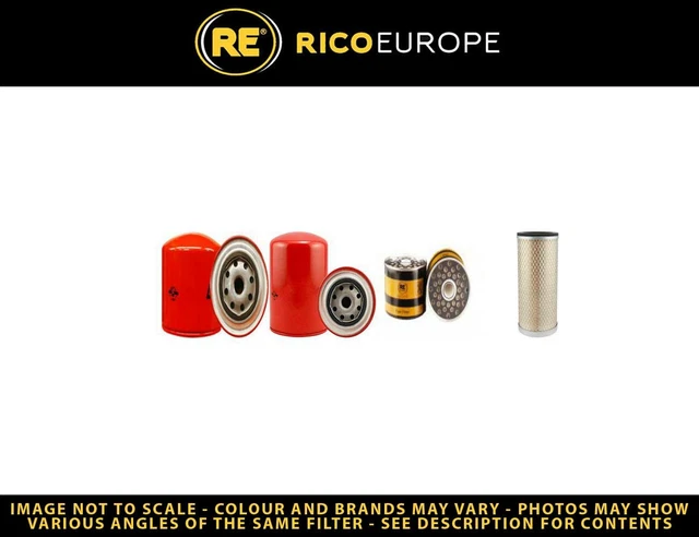 Kit Filtre Hanix H15A Carburant/huile/air - Compatible Mitsubishi L3E, Neuf