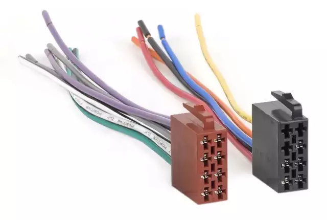 Auto Radio Adapter Kabel ISO Stecker offene Enden Universal Strom Lautsprecher