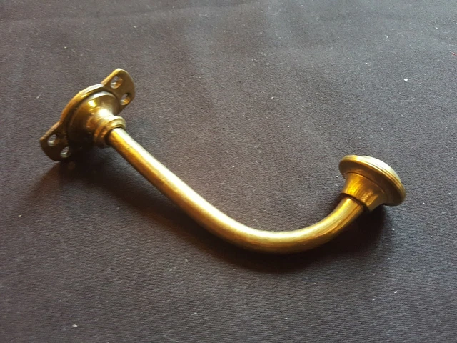 One Reclaimed Antique Brass Victorian Hat & Coat Hook Furniture (EER12)
