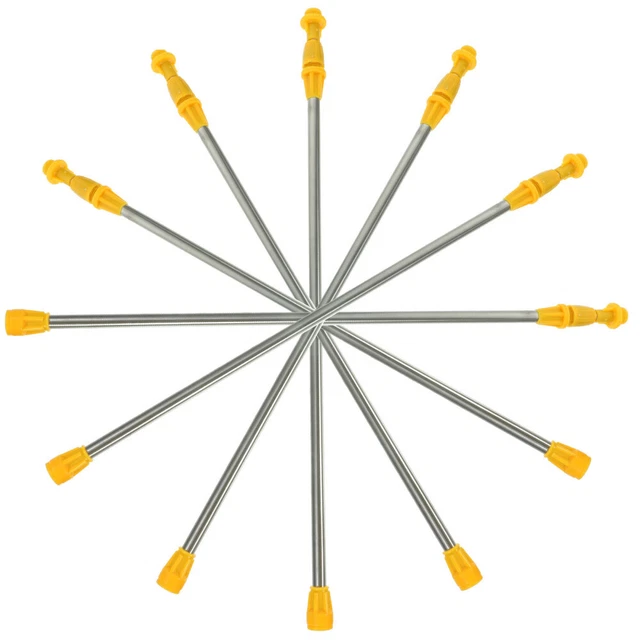 6 pz accessori spray braccio in acciaio inox spruzzatore asta telescopica