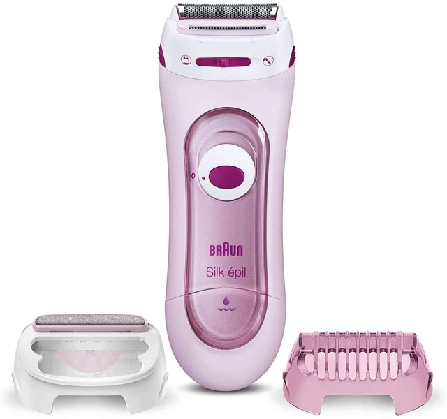 BRAUN Silk-epil 5-360 Lady Shaver Rasierer Trimmer 3-in-1-System rosa B-Ware