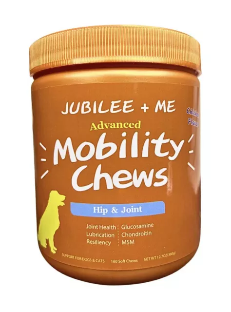 180 Count!!! Mobility Dog Chews - Hip & Joint Health with Chondroitin & MSM