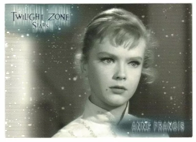 Twilight Zone Series 1. Anne Francis Stars Insert Card #S-5. Rittenhouse 1999