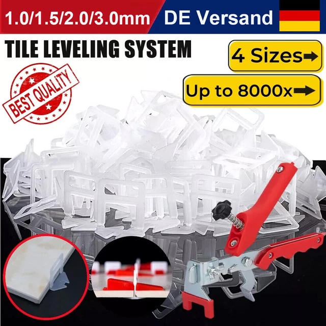 MidGard Fliesennivelliersystem - Wiederverwendbare Verlegezange Für Perfekte Fliesen