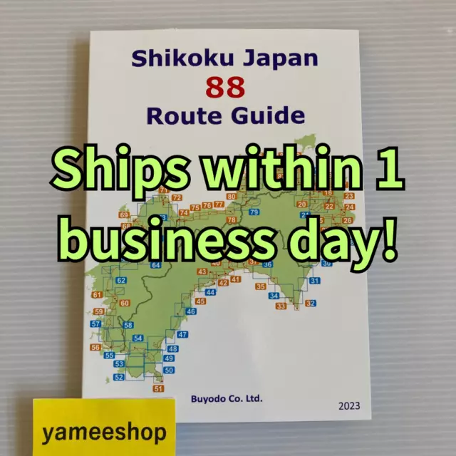 Shikoku Japan 88 Route Guide 2023 Journey Pilgrimage Guidebook Henro Ohenro