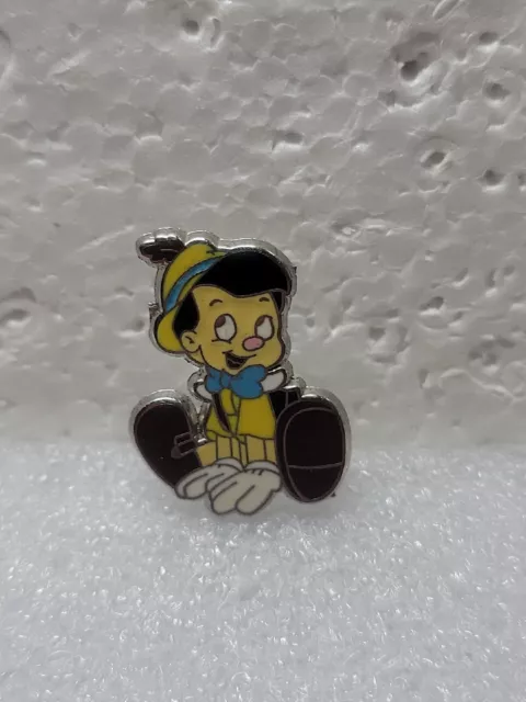 Disney Official Trading Pin  Pinocchio 2008 Enamel Sitting Mickey Mouse Back