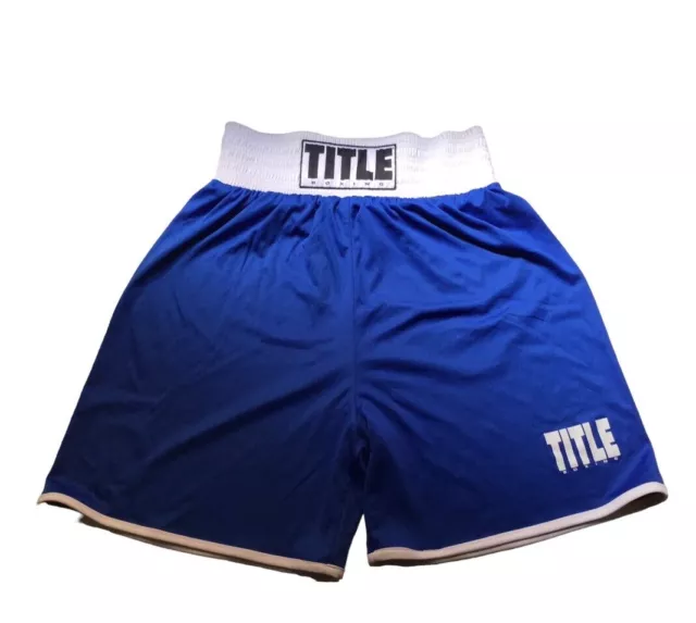 Title Boxing Size S Reversible MMA Boxing Trunks