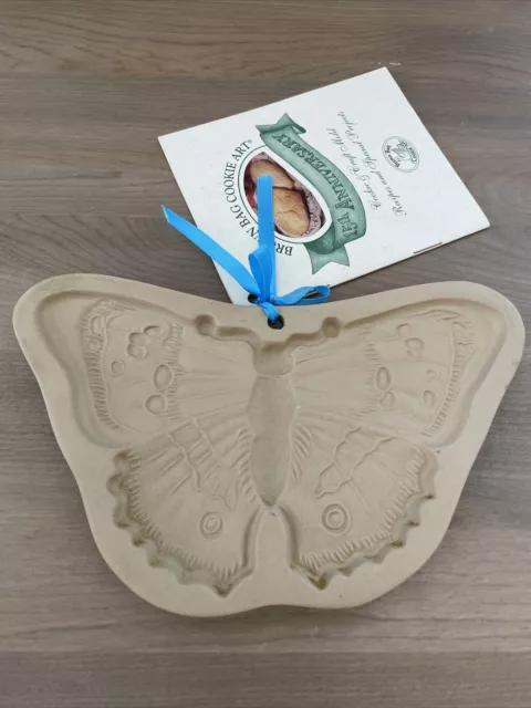 Hermosa, 1998 mariposa, bolsa marrón arte galletas, diseño de colina, prensa de galletas/molde