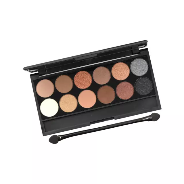 Swiss Beauty 12 Ultra Professional Eyeshadow Palette, Eye Makeup - 12gm