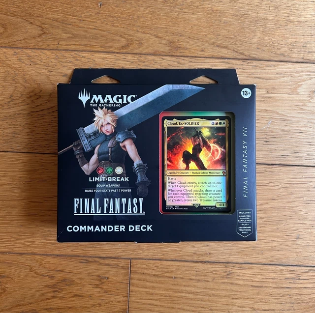 Ffvii Commander MTG FINAL FANTASY Limit Break Commander Deck New & Sealed FFVII £73.48 ...