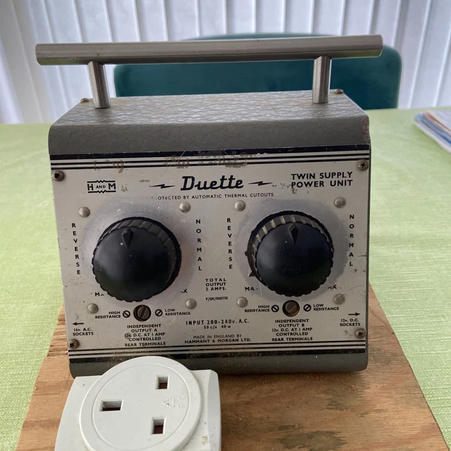 HAMMANT & MORGAN Duette Dual Control Unit N/474 - railway