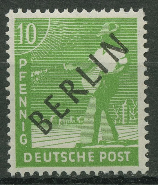 Berlin 1948 Schwarzaufdruck 4 postfrisch