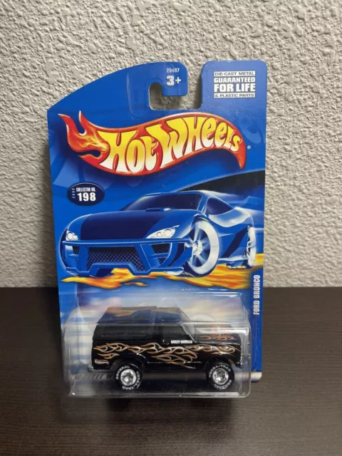 Hot Wheels 1985 Ford Bronco CUSTOM Harley Davidson Real Rider