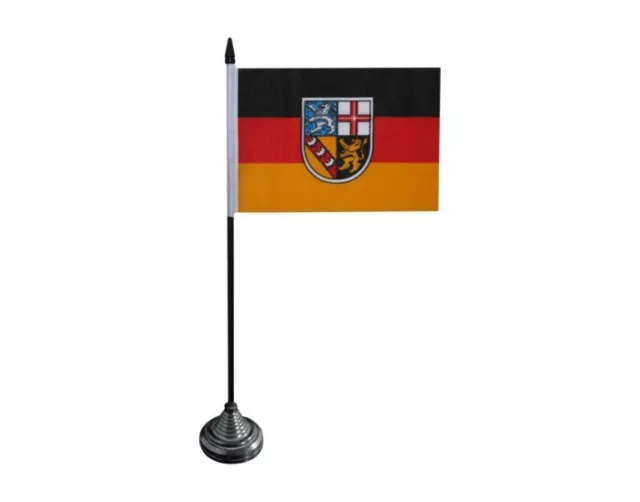 Tischflagge Deutschland Saarland saarländische Tischfahne 10x15cm