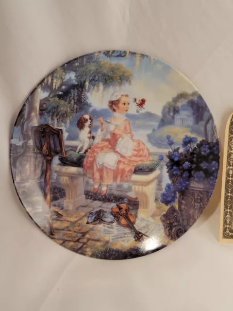 Mother Goose LITTLE MISS MUFFET 1992 Knowles Collector Plate #3425A S. Gustafson