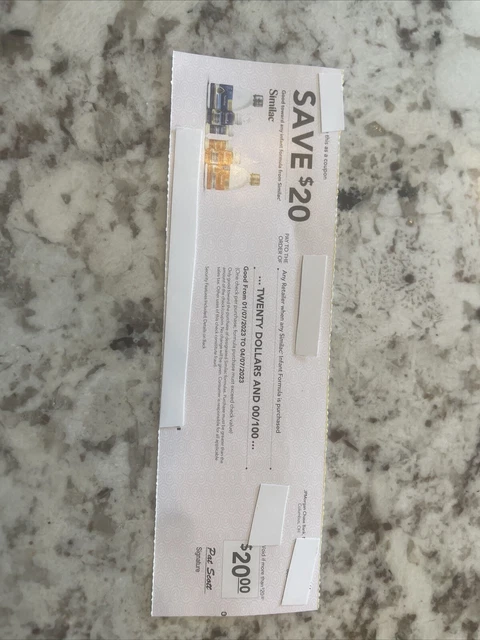 Similac Coupon $20 Savings Expires 4/7/2023