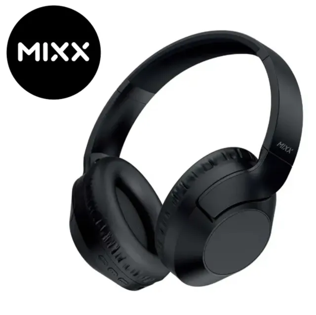 Mixx RX3 Wireless Headphones Black - 7h Play Time ~ NEW