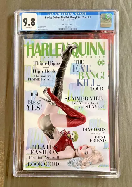 Harley Quinn Eat Bang Kill Tour 1 Cgc 9.8 Natali Sanders Nycc  Variant-C