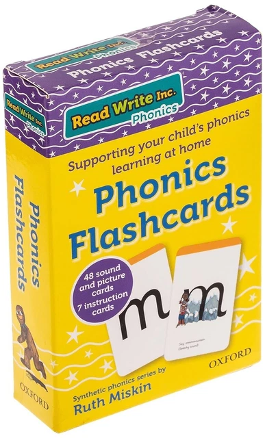 PHONICS FLASHCARDS (READ Write Inc. Home), Child Phonics Learning Cards ...