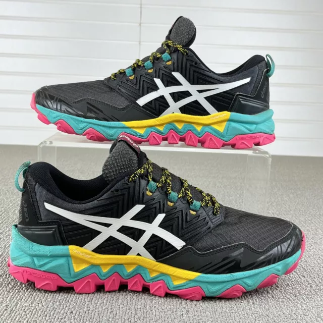 ASICS Gel-Fuji Trabuco 8 Trail Running Shoes Womens Size 10 Black Multicolor