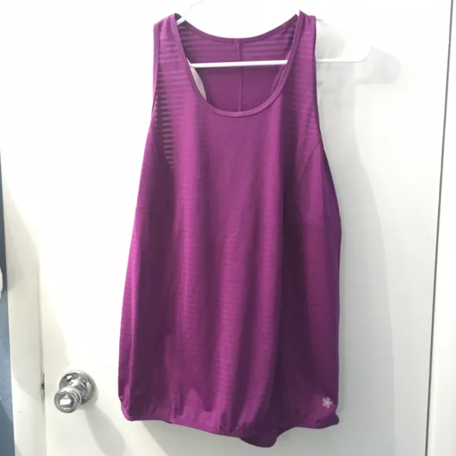 Tek Gear Dry Tek Women’s Large Purple Racerback Round Neck Athletic Tank Top NWT