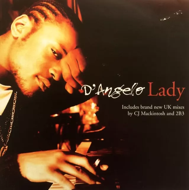 D'ANGELO - Lady (12") (VG-EX/VG)