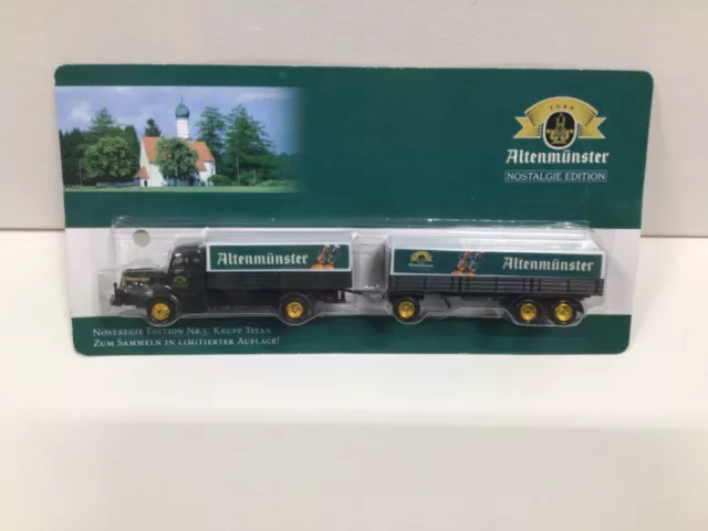 1:87 H0 Oldtimer Truck Krupp Titan ,Altenmünster Brauerei Nr. 5, NEU in OVP (12)