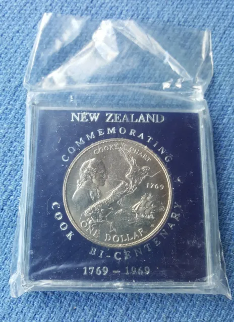 New Zealand 1971 Coin In Case (Id 71 T)   Uncirculated   Bbbbbbbbb