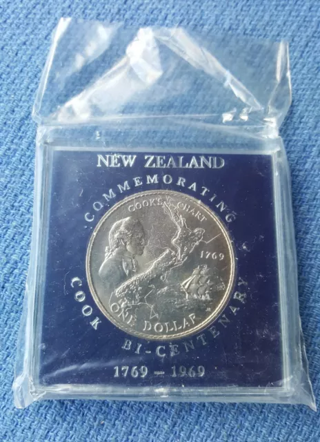 New Zealand 1973 Coin In Case (Id 73 T) Uncirculated