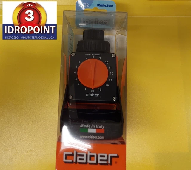 Centralina Programmatore Irrigazione Claber Logica 8422 Aquauno 3