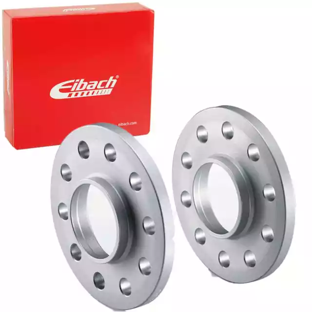 EIBACH PRO-SPACER 30mm SPURVERBREITERUNG SILBER 2x15mm SPURPLATTEN LK:5x120mm