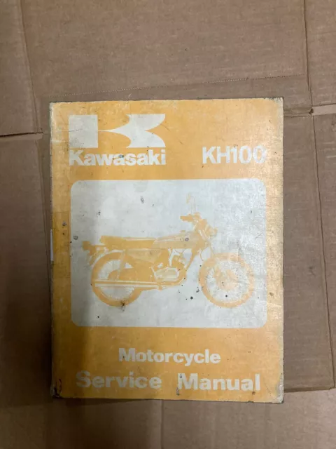 Kawasaki Genuine KH100 Workshop Service Manual