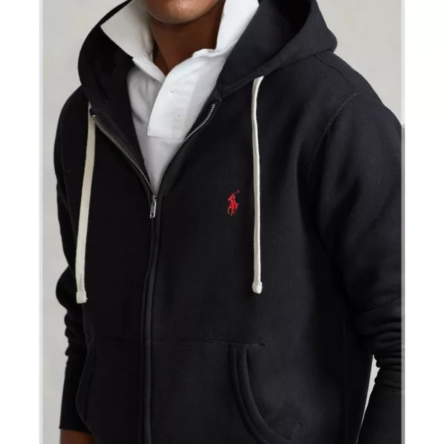 Polo Ralph Lauren Veste Sweat à capuche zipper homme noir