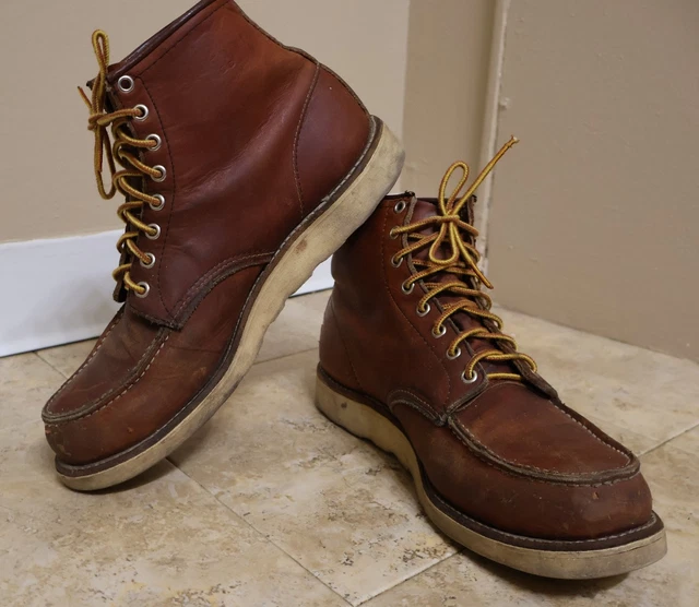 1980'S RED Wing (Irish Setter Label) | 875 Moc toe Boots - 11 C £141.06 ...