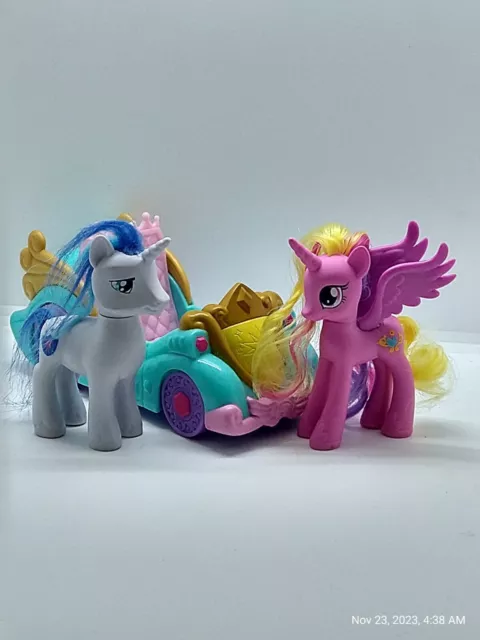 My Little Pony Princess Candace, Prince Shining Armor & Car - Brushable - MLP