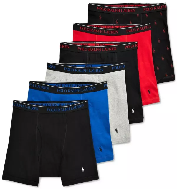 POLO RALPH LAUREN KNIT BOXERS Classic Fit Reinvented 3 Pack 6 Pack  Underwear NWT $34.90 - PicClick