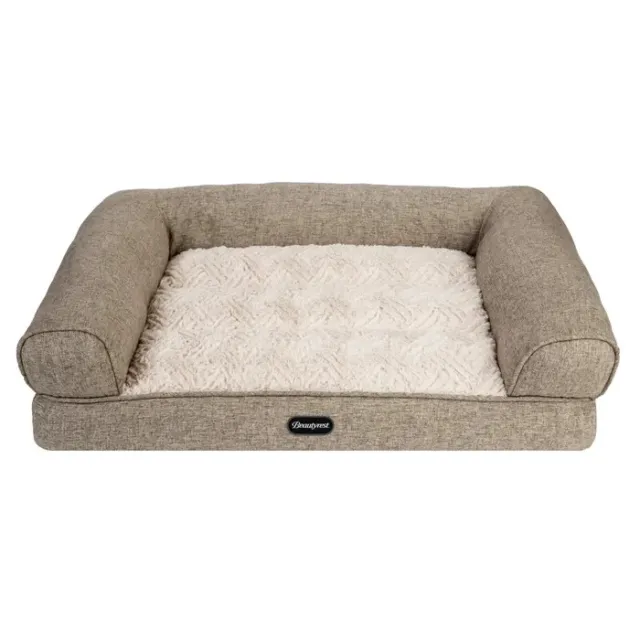 NEW Orthopedic Luxe Lounger Bolster  washable Large Dog Bed Pet