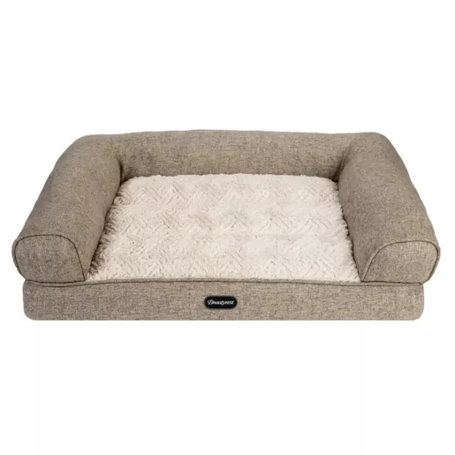 NEW Orthopedic Luxe Lounger Bolster  washable Large Dog Bed Pet