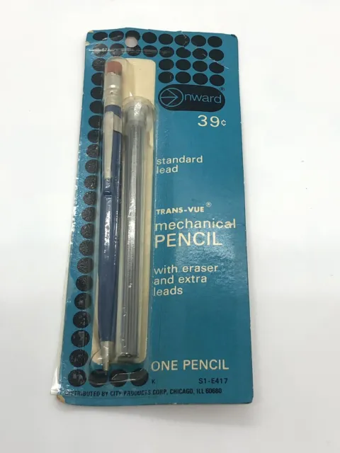 Wearever Onward Trans-Vue Mechanical Pencil NOS Drug Store Movie Prop 60s 70s