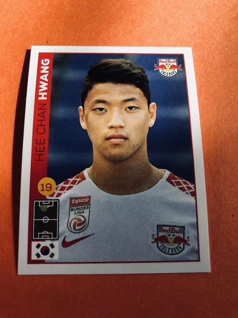 HEE CHAN HWANG Rookie RC (Salzburg) Panini Football Austria Bundesliga 2017/18